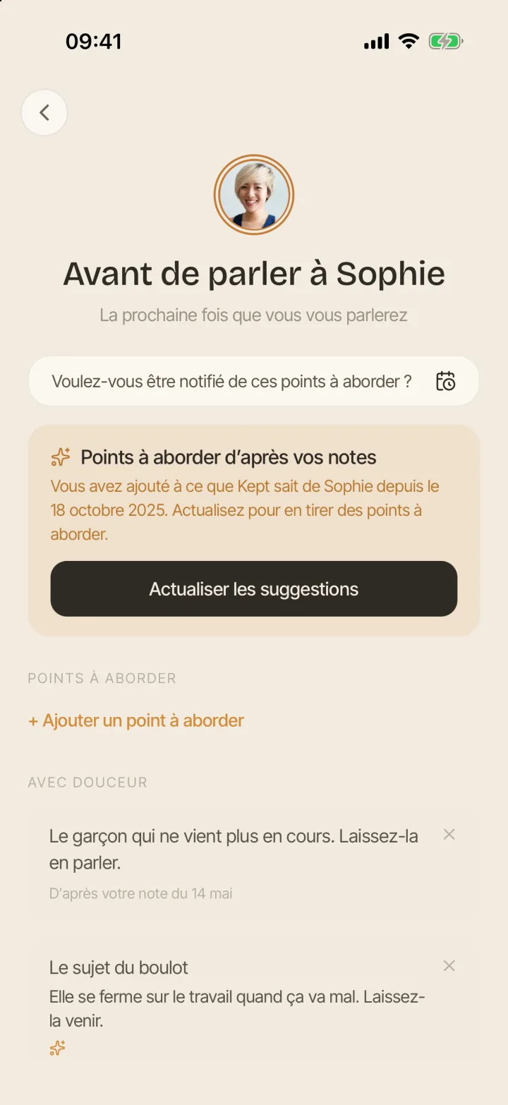 Avant de leur parler