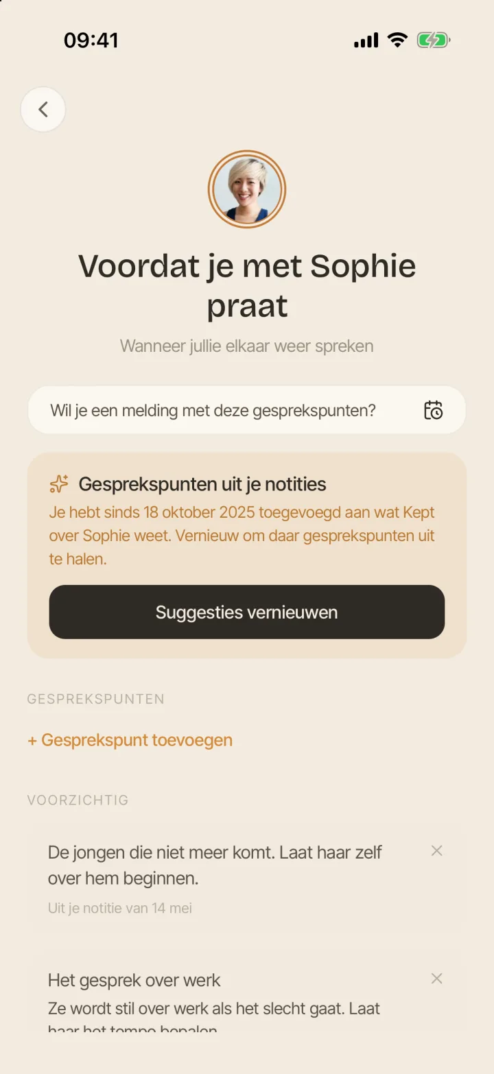 Voordat je ze spreekt